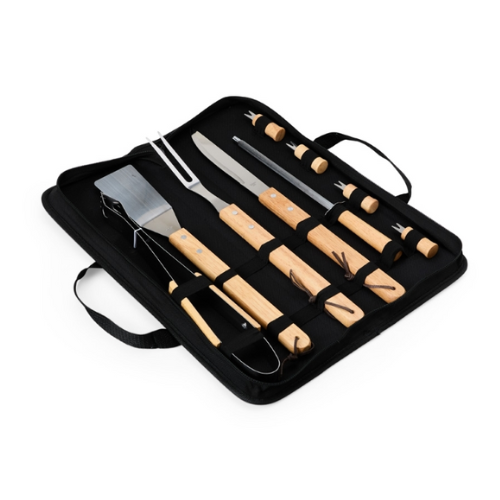 KIT CHURRASCO 9 PEÇAS
