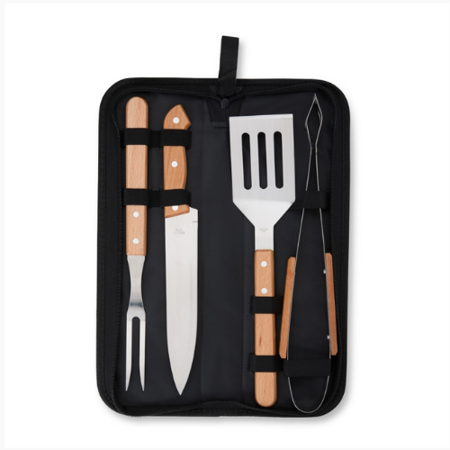 KIT CHURRASCO 4 PEÇAS