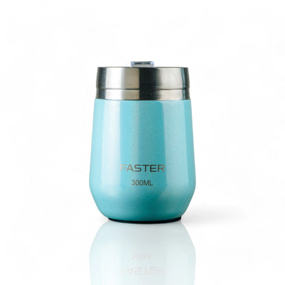 COPO TERMICO DE AÇO INOXIDAVEL COM PAREDE INTERNA ISOLADA A VACUO E CAPACIDADE DE 300 ML - FASTER
