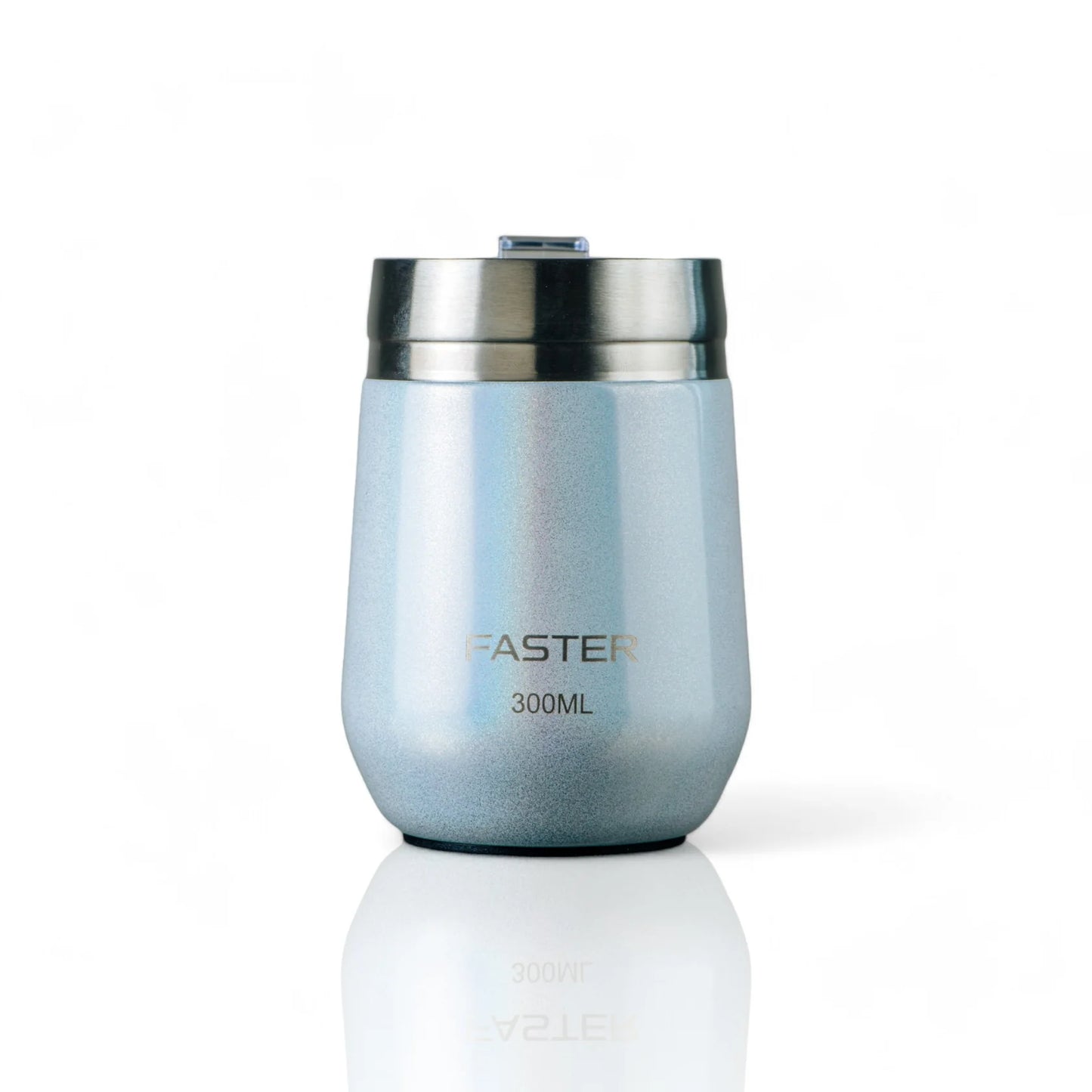 COPO TERMICO DE AÇO INOXIDAVEL COM PAREDE INTERNA ISOLADA A VACUO E CAPACIDADE DE 300 ML - FASTER