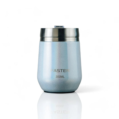 COPO TERMICO DE AÇO INOXIDAVEL COM PAREDE INTERNA ISOLADA A VACUO E CAPACIDADE DE 300 ML - FASTER