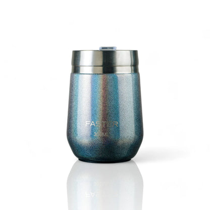 COPO TERMICO DE AÇO INOXIDAVEL COM PAREDE INTERNA ISOLADA A VACUO E CAPACIDADE DE 300 ML - FASTER