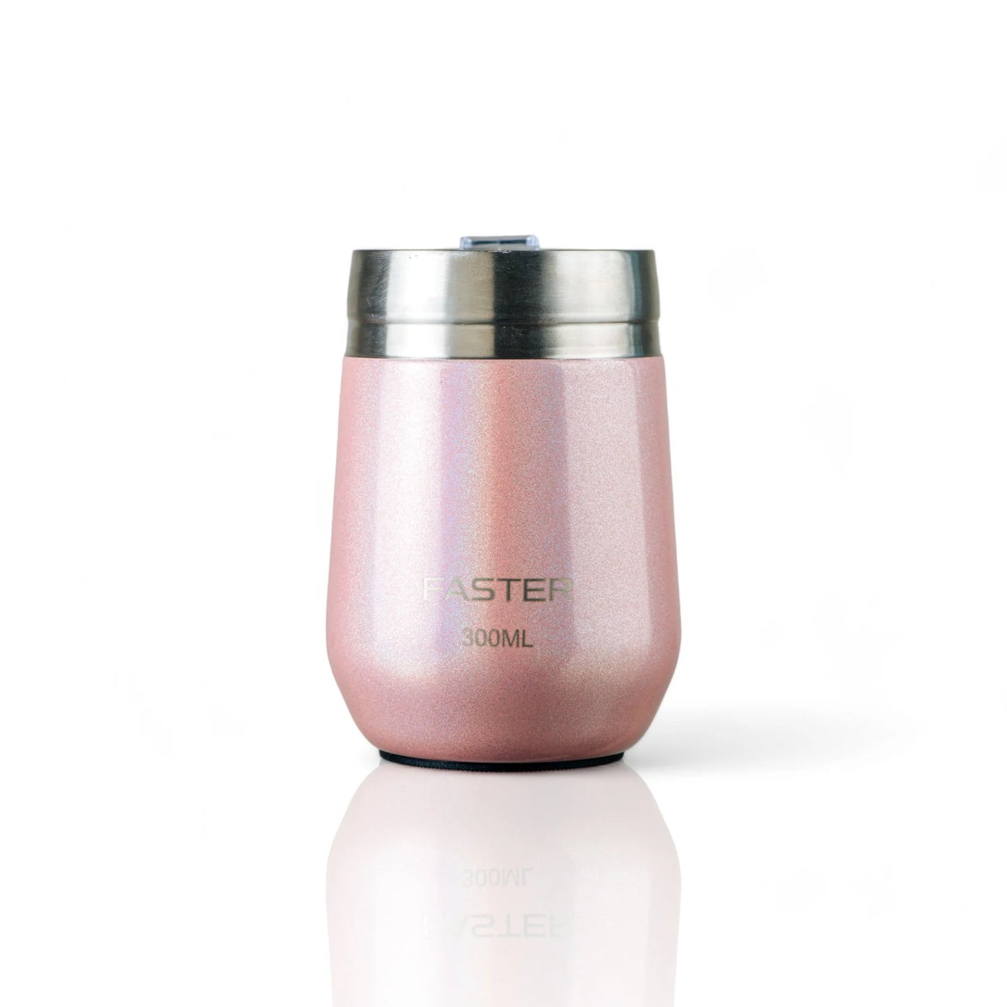 COPO TERMICO DE AÇO INOXIDAVEL COM PAREDE INTERNA ISOLADA A VACUO E CAPACIDADE DE 300 ML - FASTER