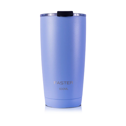 COPO TERMICO DE AÇO INOXIDAVEL COM PAREDE INTERNA ISOLADA A  VACUO E CAPACIDADE DE 600 ML - FASTER