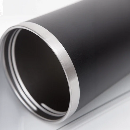 COPO TERMICO DE AÇO INOXIDAVEL COM PAREDE INTERNA ISOLADA A VACOU  C/CANUDO  1200 ML- FASTER